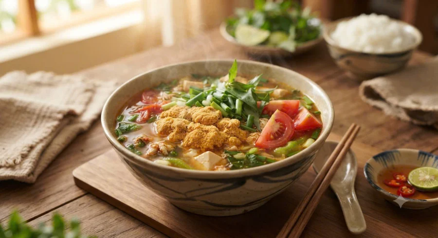 Canh riêu và bún riêu cua: phân biệt để nấu cho đúng