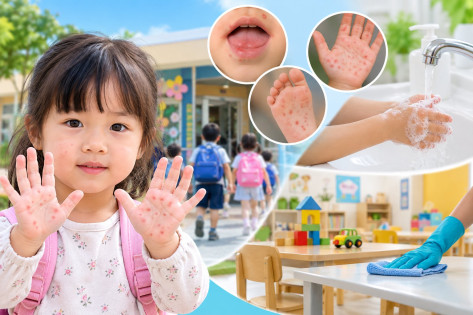 Bệnh tay chân miệng đầu năm học: phụ huynh và nhà trường phải thay đổi ngay