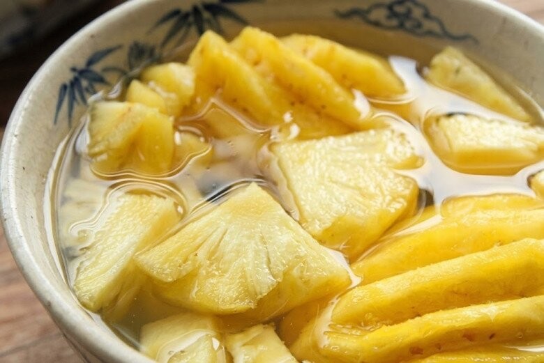 Cách xử lý dứa để không rát lưỡi mà vẫn ngọt