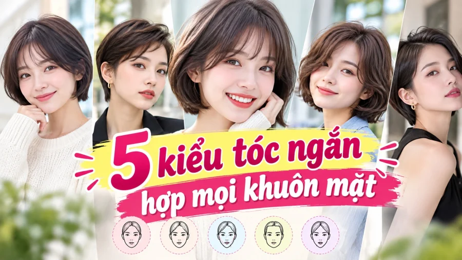 5 kiểu tóc ngắn nịnh mọi dáng mặt: bí quyết từ stylist