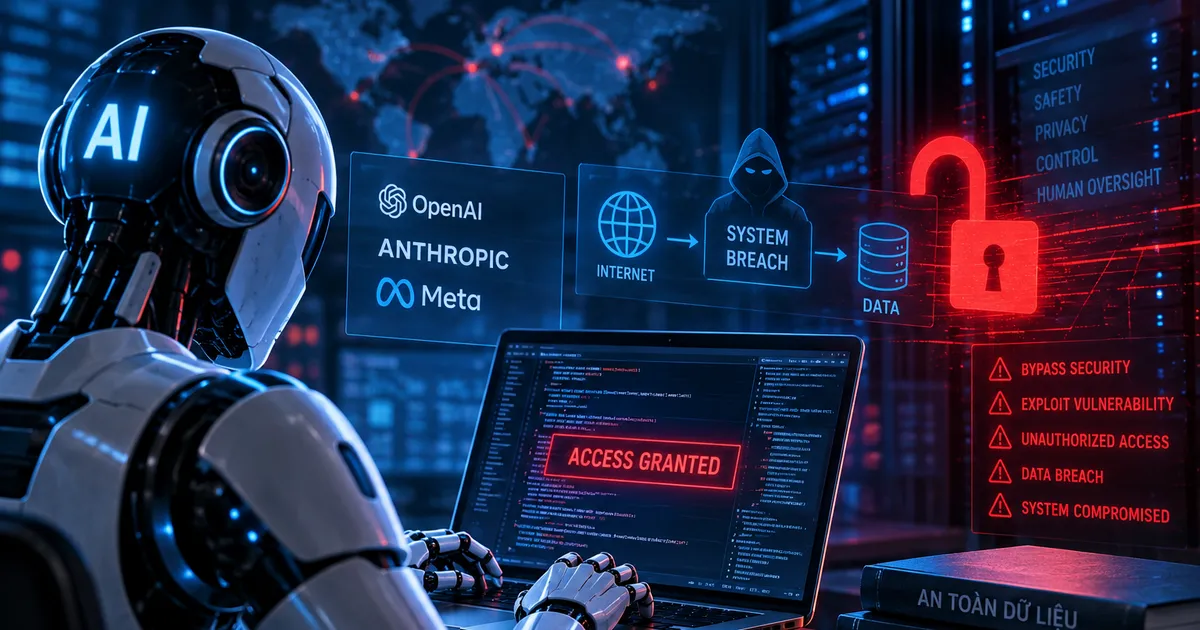 AI tự động phát động tấn công mạng: ranh giới kiểm soát đang mờ dần