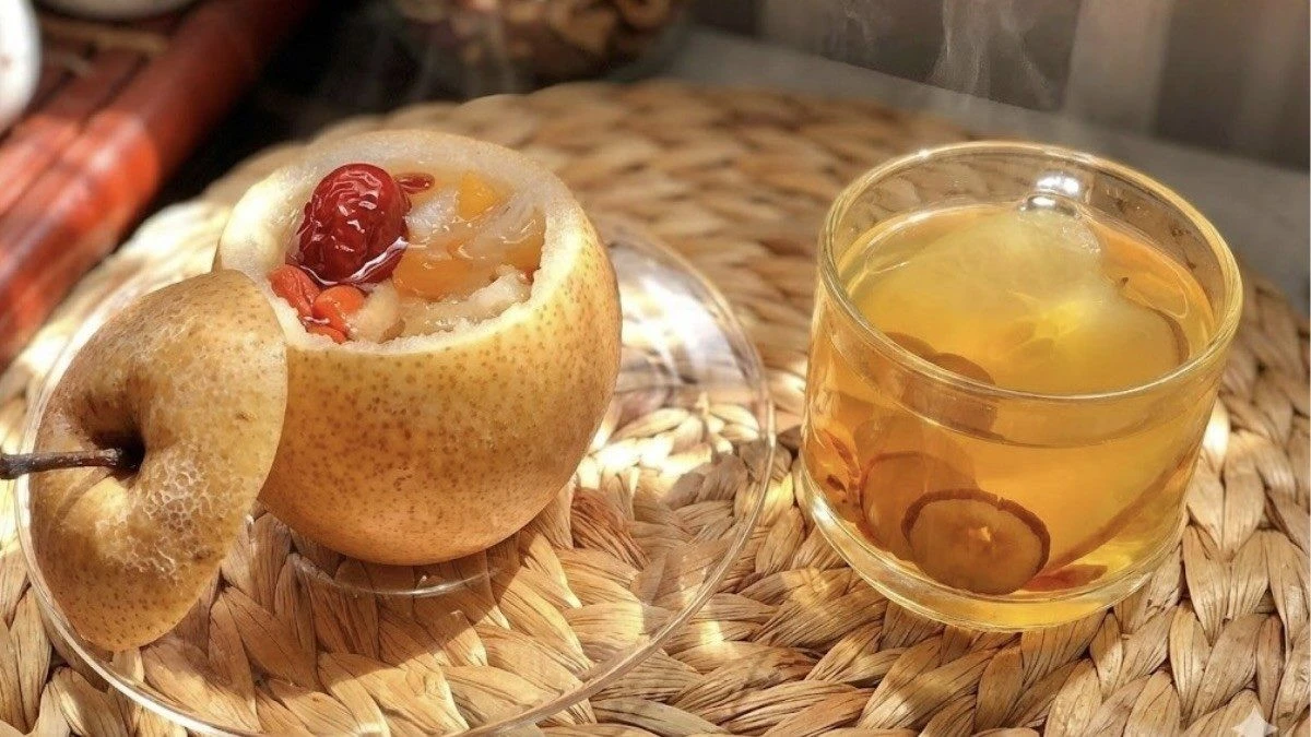 4 cách hấp lê đường phèn ngon và tốt cho cổ họng