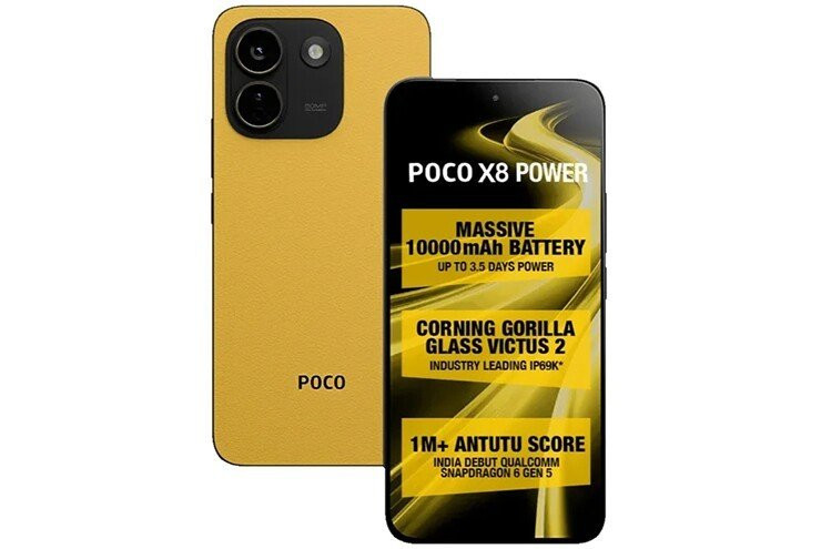 POCO X8 Power 5G: Pin 10.000mAh mỏng 8,65mm có đáng tiền?