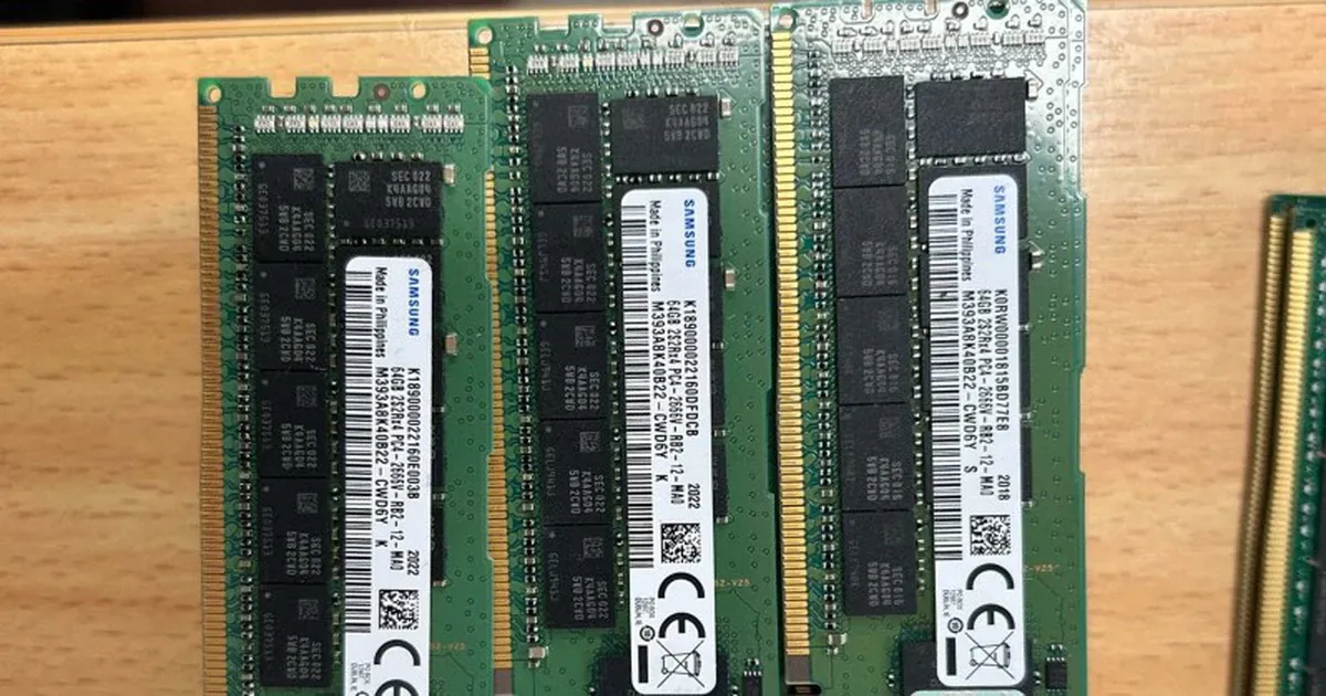 Kho Báu RAM Máy Chủ Samsung Và Cơ Hội Từ Hardware Cũ