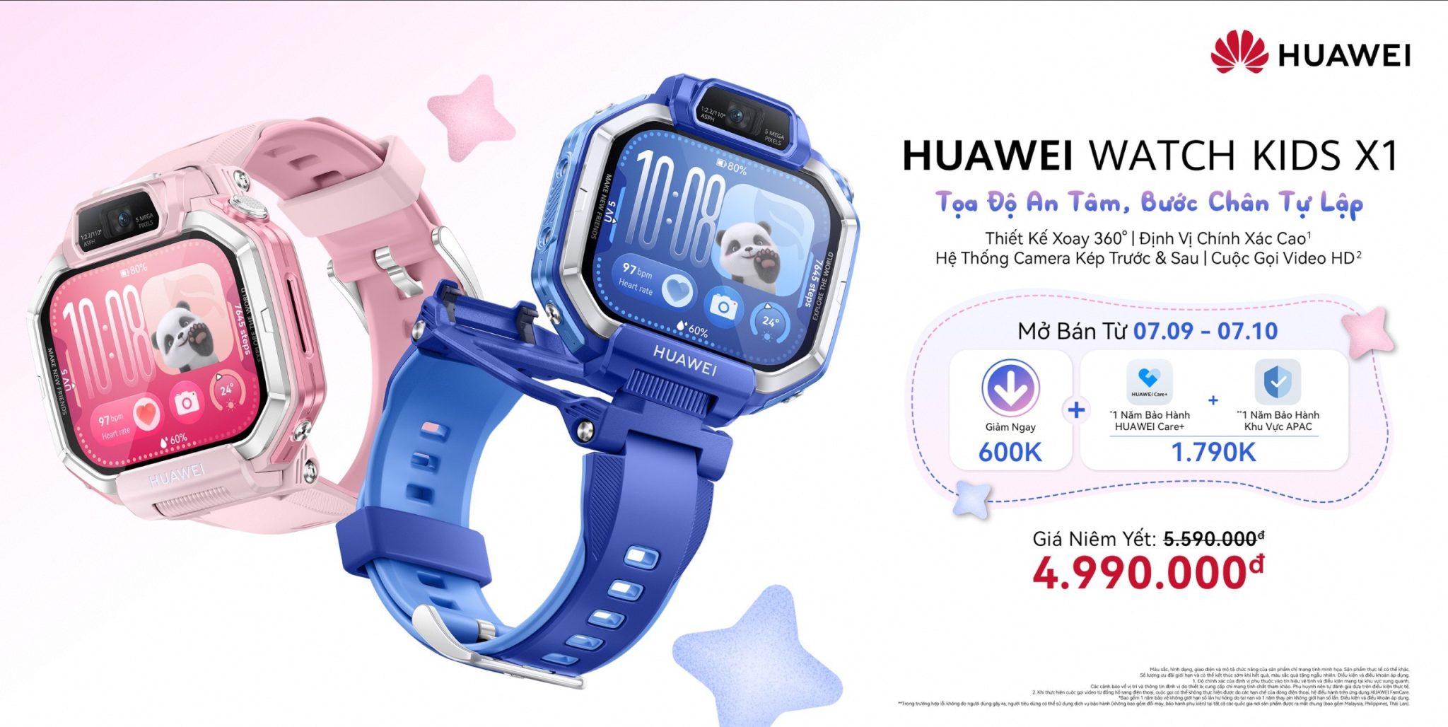 Huawei Watch Kids X1: đồng hồ trẻ em cao cấp cho phụ huynh thích kiểm soát