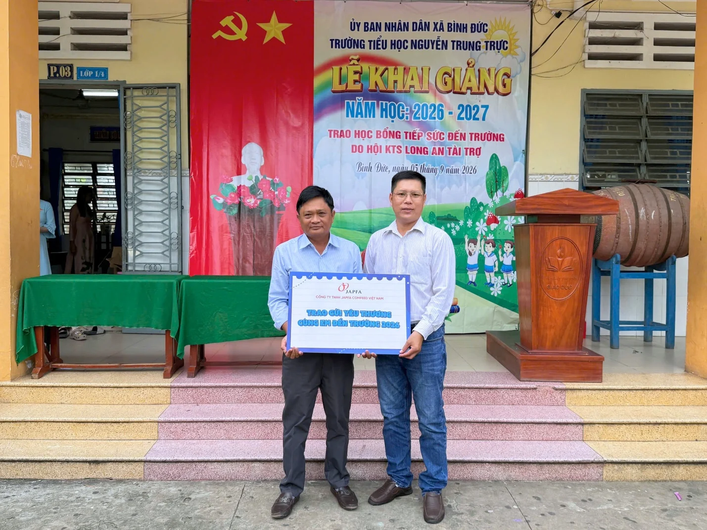 Japfa hỗ trợ 1.000 học sinh khó khăn: Trao gửi yêu thương lan tỏa đến trường học