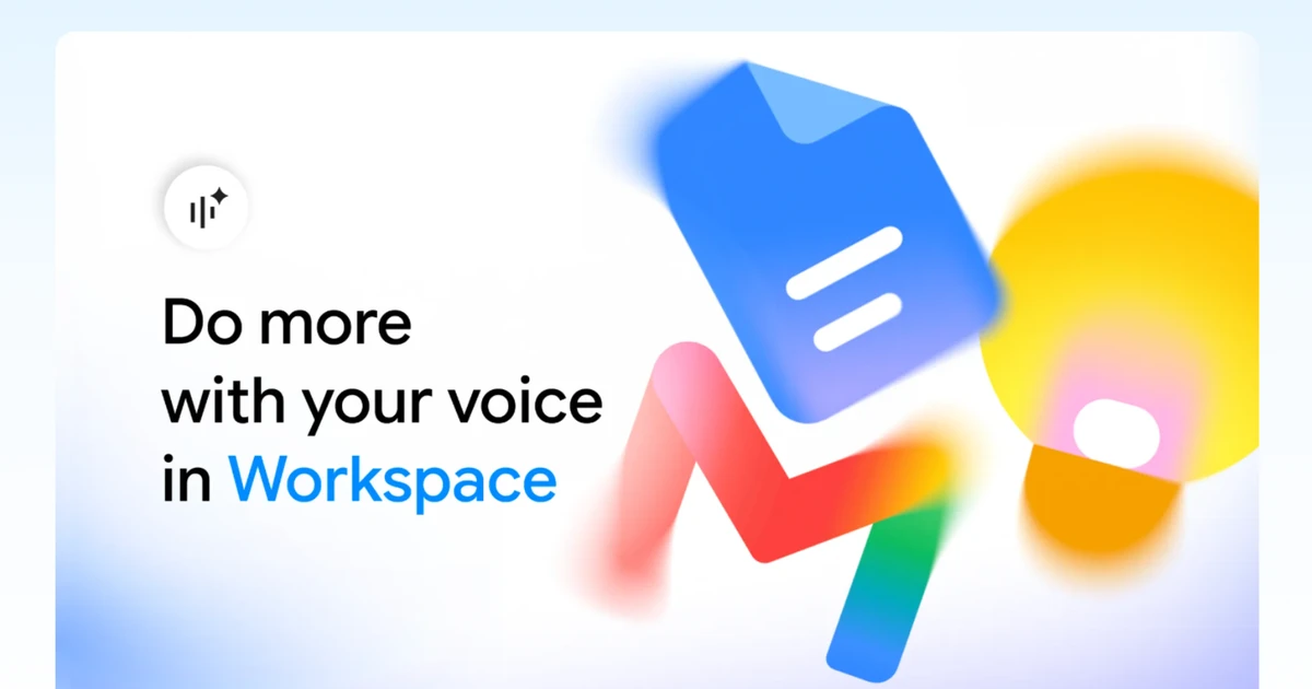 Google Workspace AI: điều khiển bằng giọng nói đang thay bàn phím