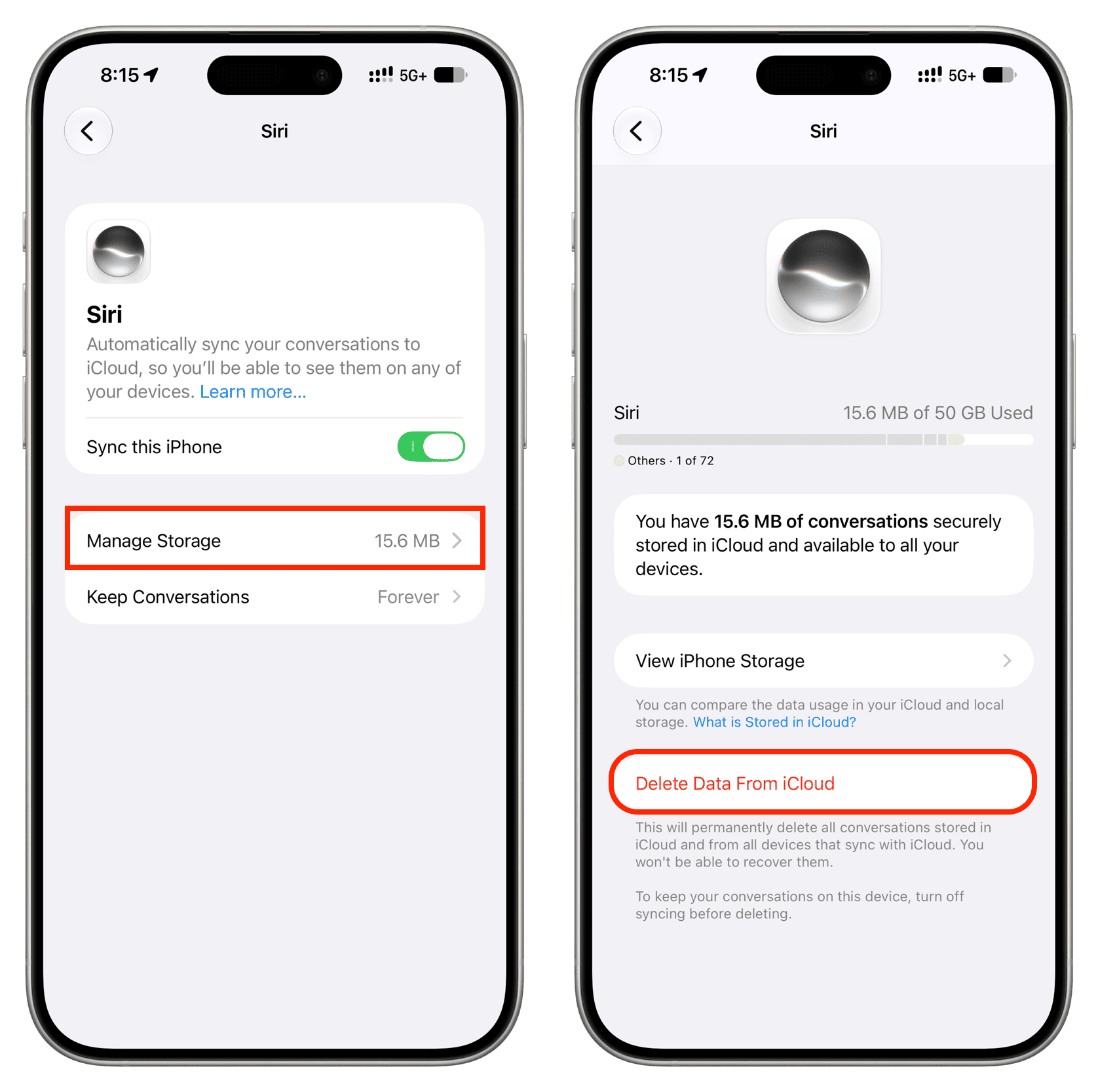 Kiểm soát thông báo và quyền riêng tư Siri trên iPhone