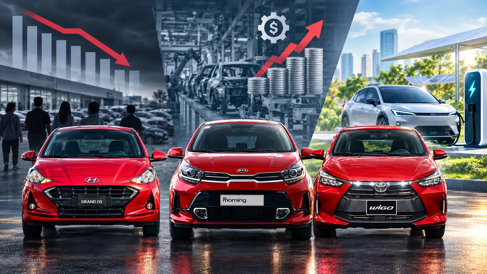 Mặt bằng giá ô tô chạm đáy và cú sốc với sedan hạng C