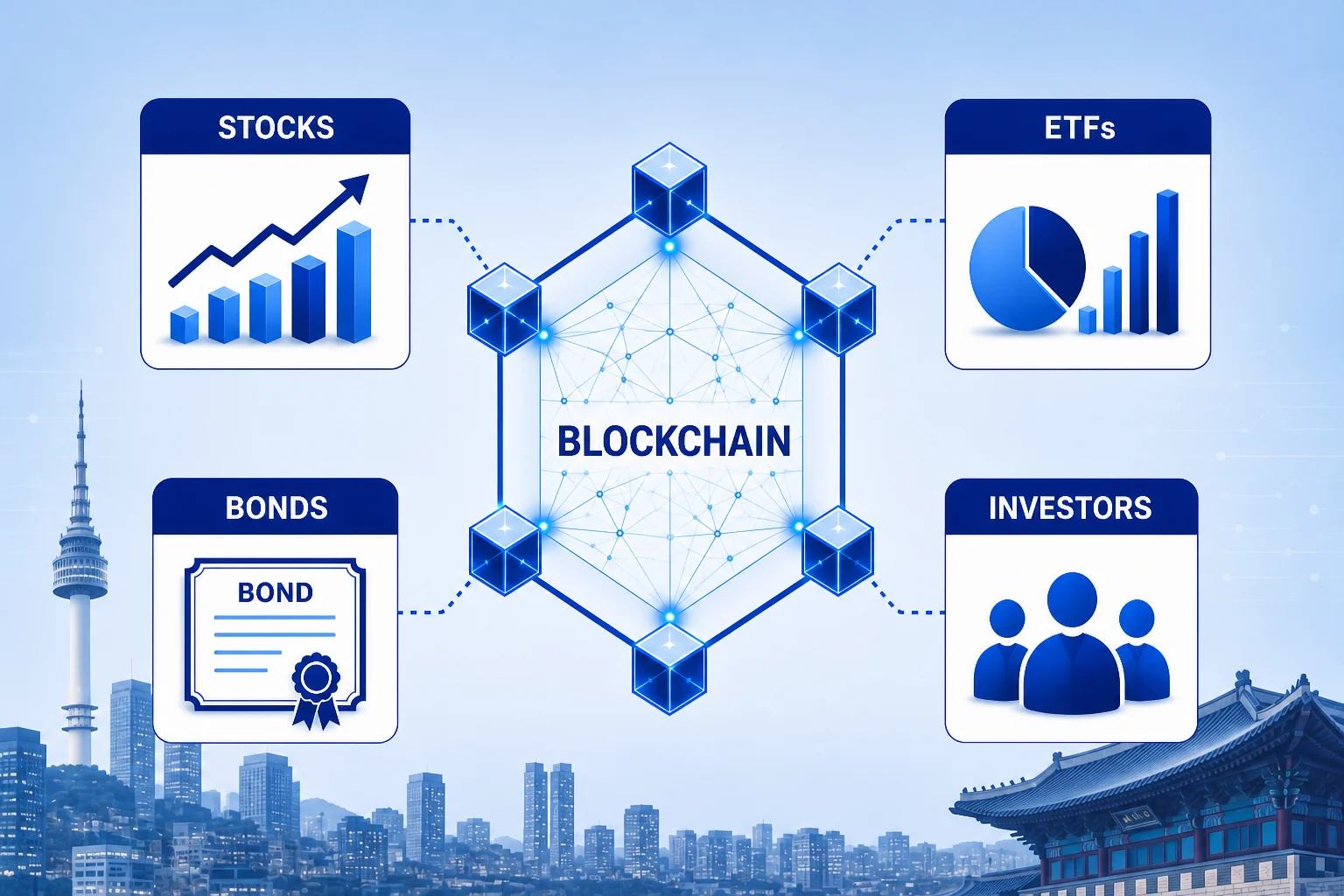 Hàn Quốc và Nhật Bản dẫn đầu làn sóng token hóa chứng khoán