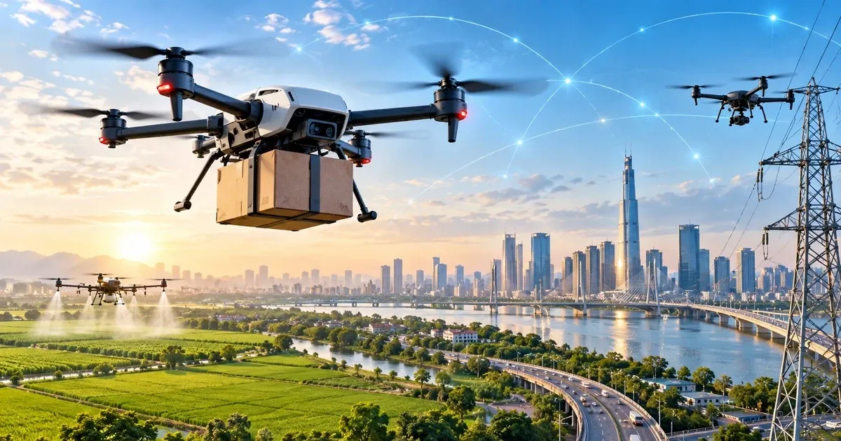 Thị trường drone dưới 1.000 m: Cơ hội vàng cho nhiếp ảnh gia và doanh nghiệp Việt