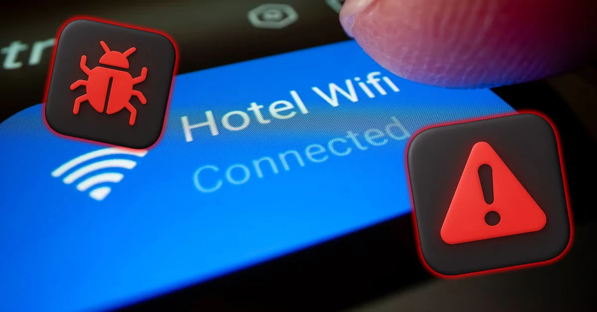 Wi-Fi công cộng nguy hiểm: Bảo vệ dữ liệu điện thoại ở khách sạn và sân bay