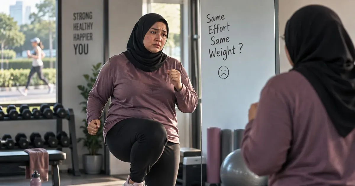 Mengapa Berat Badan Susah Turun Walaupun Dah Jaga Makan