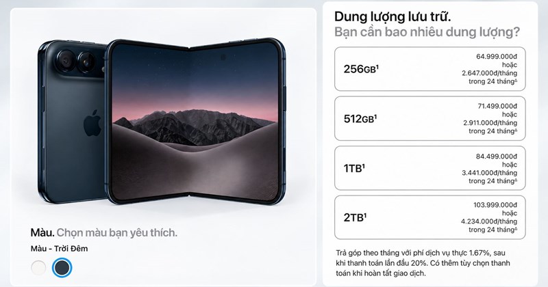 iPhone Duo 2TB chạm 103,999 triệu: xa xỉ hay đáng tiền?