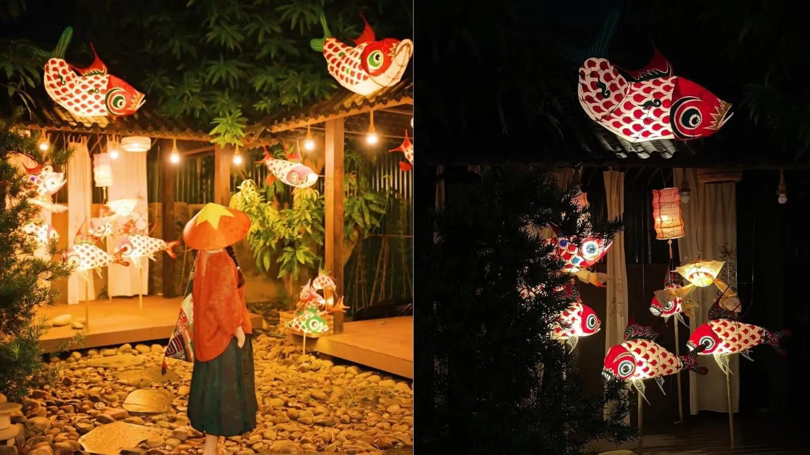 Quán cà phê Hà Nội mùa Trung thu: Từ lồng đèn truyền thống đến decor hiện đại