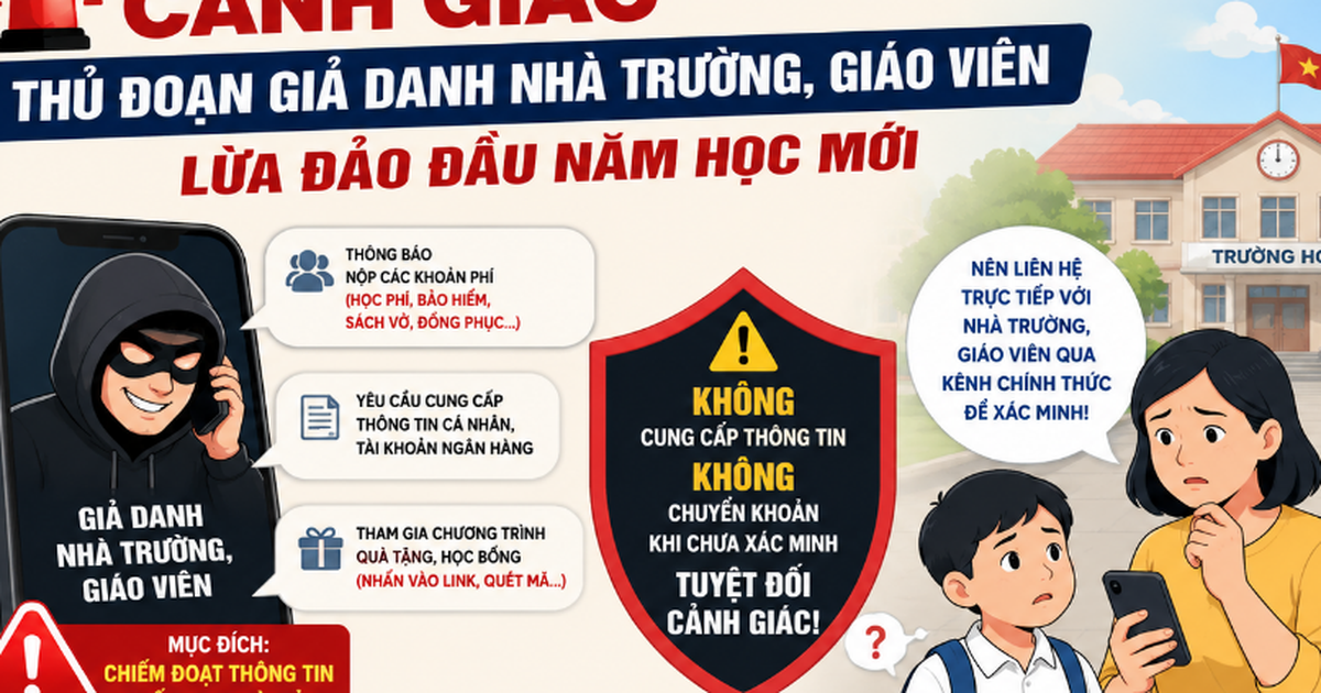 Những thủ đoạn lừa đảo phổ biến đầu năm học và cách phụ huynh bảo vệ con em