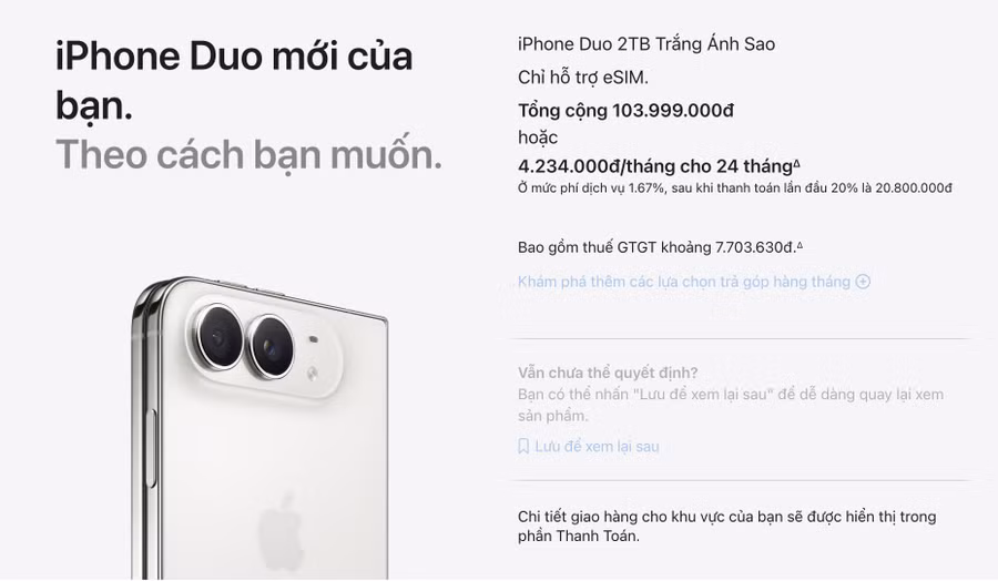 iPhone Duo đắt hơn Mỹ tới 21 triệu đồng: có nên mua tại Việt Nam?