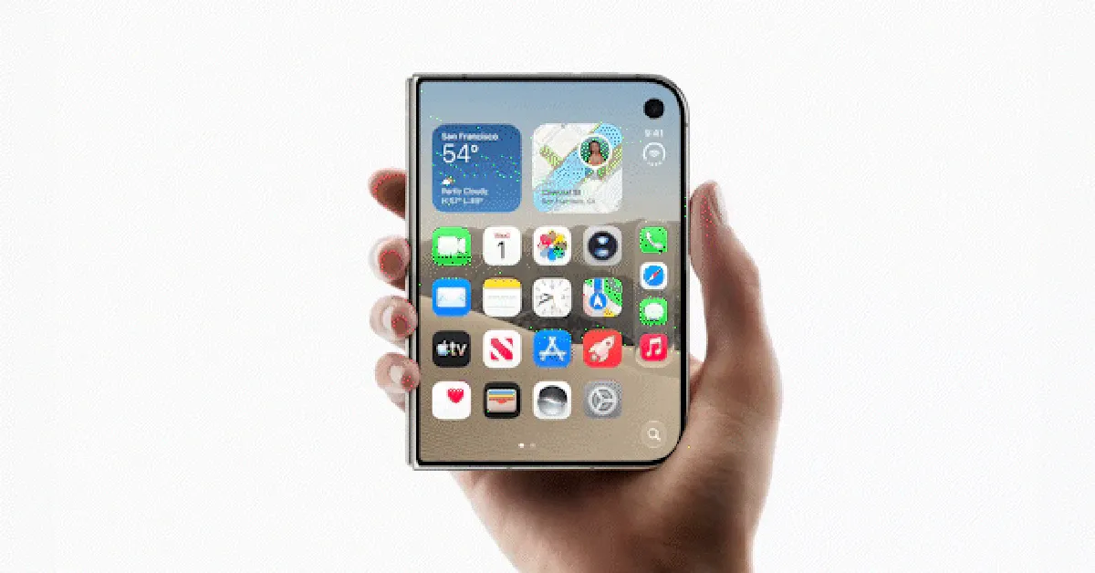 iPhone Duo: Cú nhảy mới cho nhiếp ảnh trên điện thoại gập
