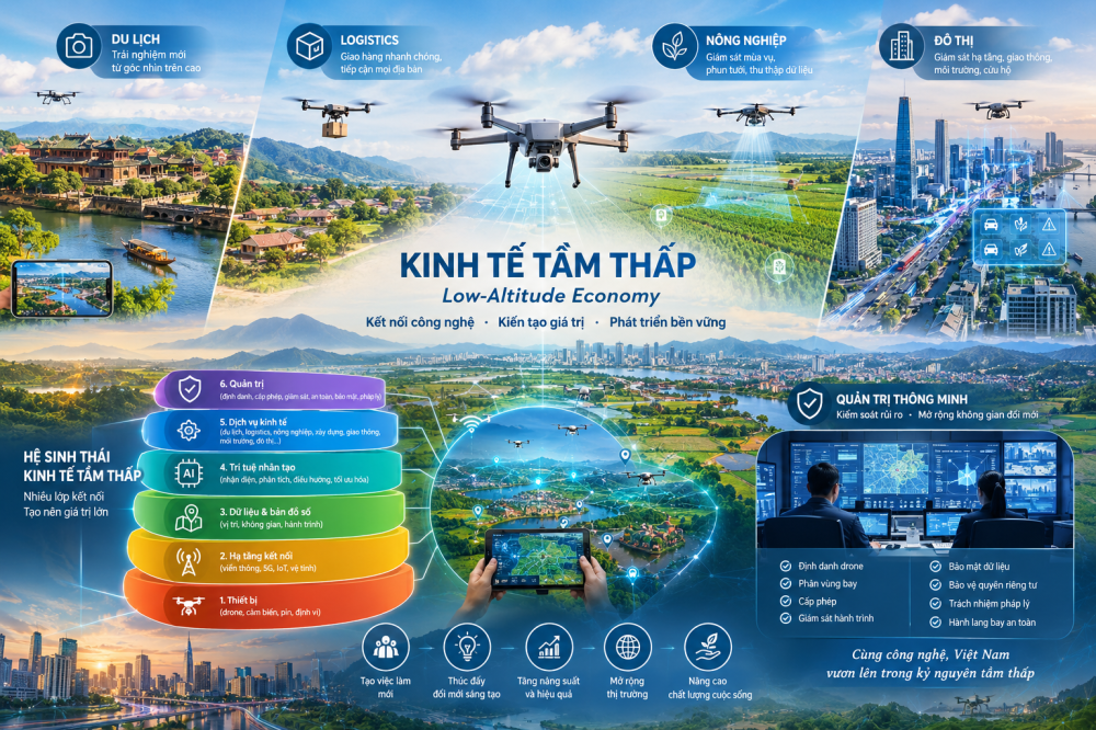 Thị trường drone dưới 1.000 m: Cơ hội vàng cho nhiếp ảnh gia và doanh nghiệp Việt