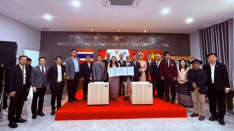 Trung tâm Việt Nam học Khon Kaen: nhịp cầu văn hóa và giáo dục Việt–Thái