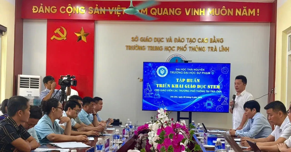 Đưa STEM/STEAM đến giáo viên vùng cao Cao Bằng