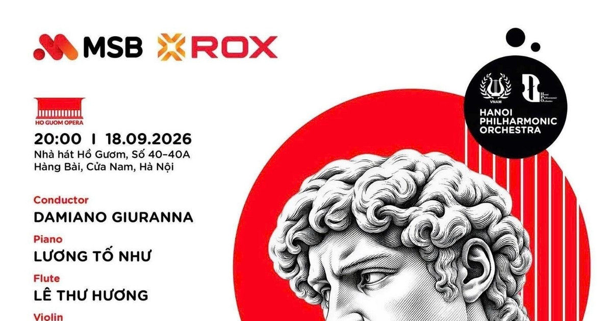 Nhạc trưởng Italy Damiano Giuranna tái hiện kiệt tác từ Bach đến Tchaikovsky tại Hà Nội