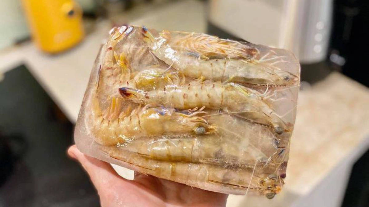 Cách cấp đông tôm tươi đúng kỹ thuật để không đen đầu