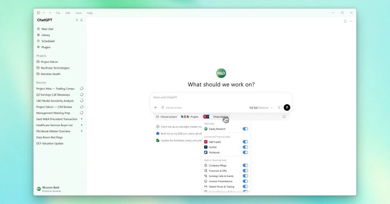 ChatGPT for Financial Services: bước ngoặt mới cho AI phân tích dữ liệu tài chính