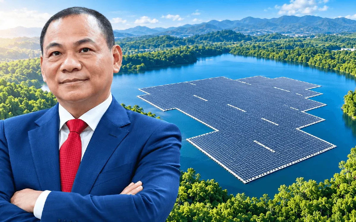 Dự án điện mặt trời nổi Bản Chát 550 MW: bước nhảy chiến lược của VinEnergo