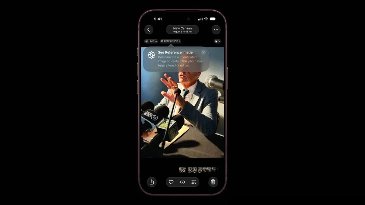 Reference Image trên iPhone 18 Pro: Chìa khóa xác thực ảnh trong thời đại AI