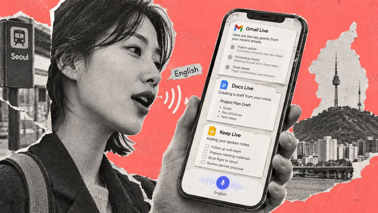Giọng nói AI tràn vào Gmail, Docs, Sheets: văn phòng rảnh tay đã đến