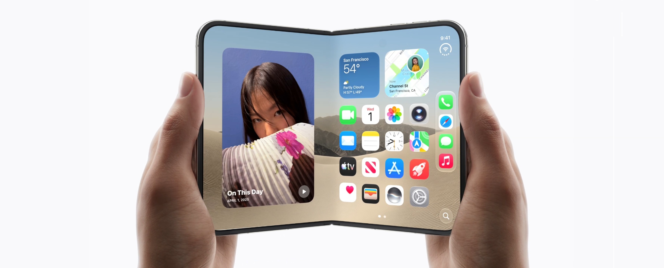 iPhone Duo màn hình gập: Apple bước vào cuộc chơi foldable