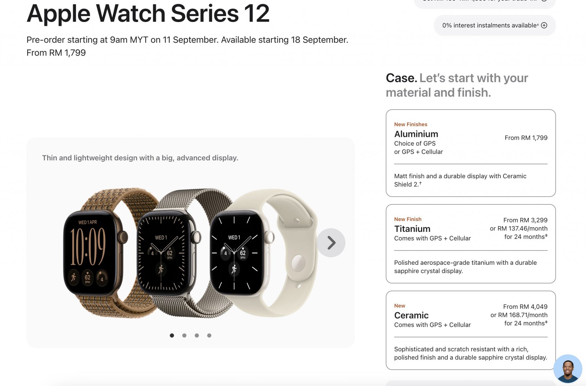 Apple Watch Series 12: Cip S11, HRV dan Audio Intelligence