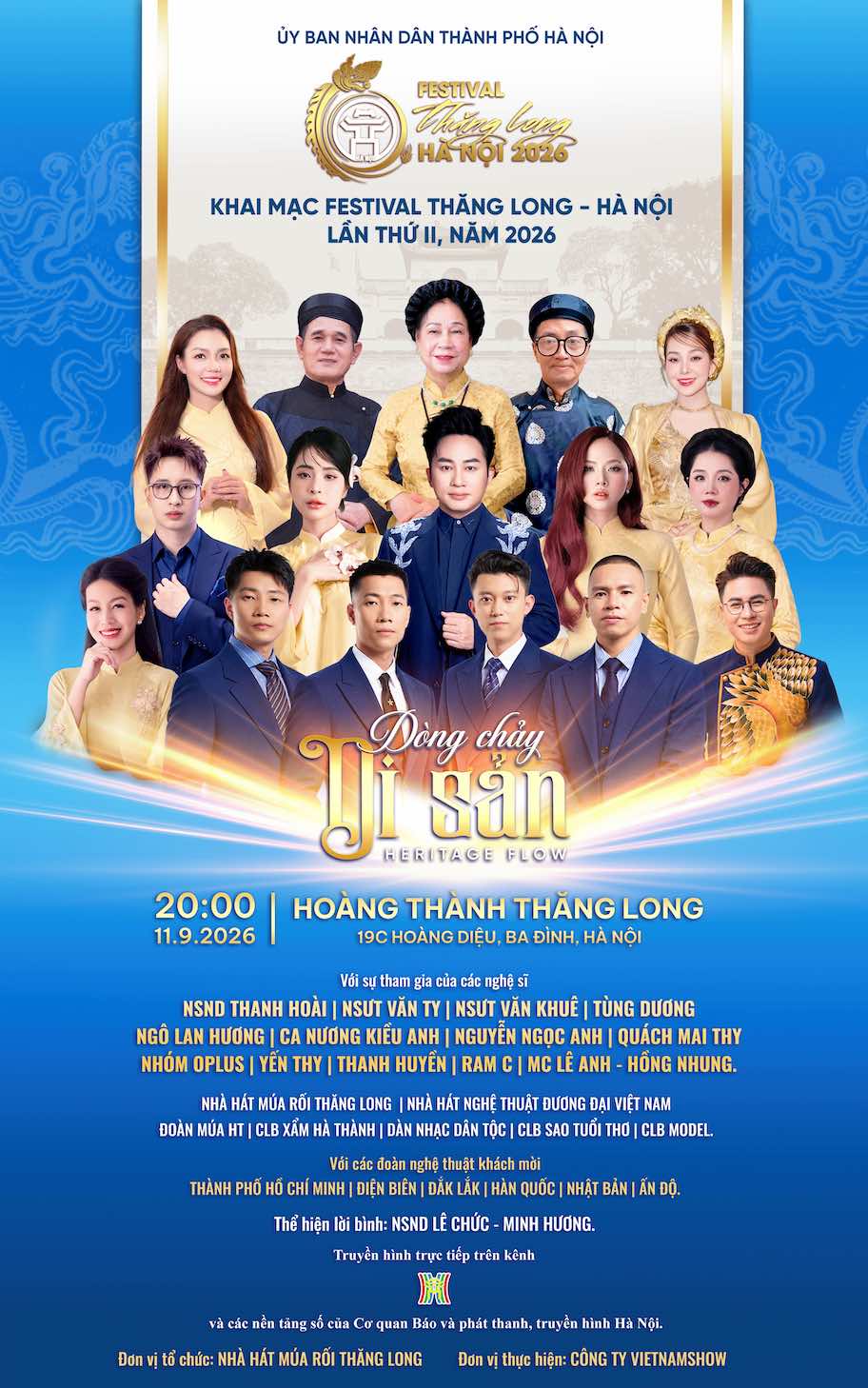 Festival Thăng Long và bản đồ hoạt động văn hóa miễn phí tại Hà Nội