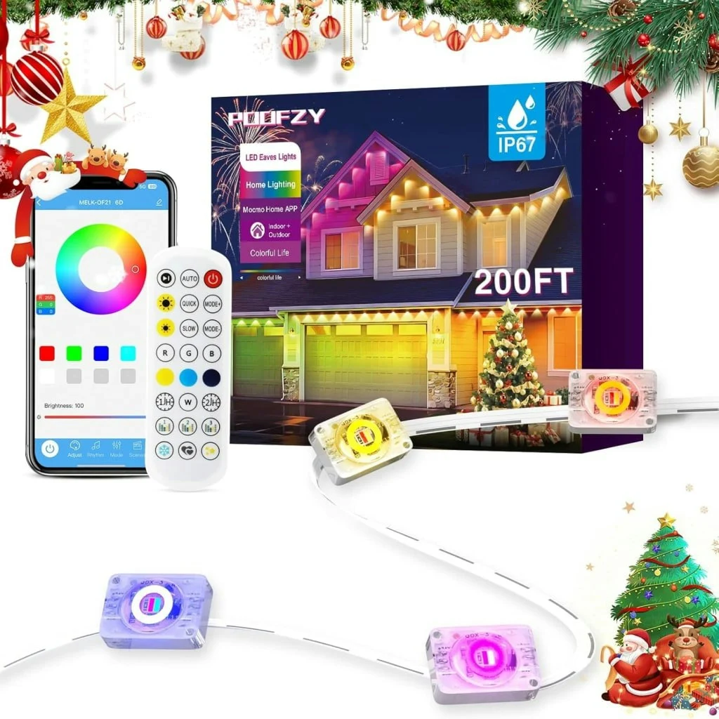 Dây đèn LED thông minh ngoài trời dưới 100 đô: nên chọn Sucolite hay Poofzy?