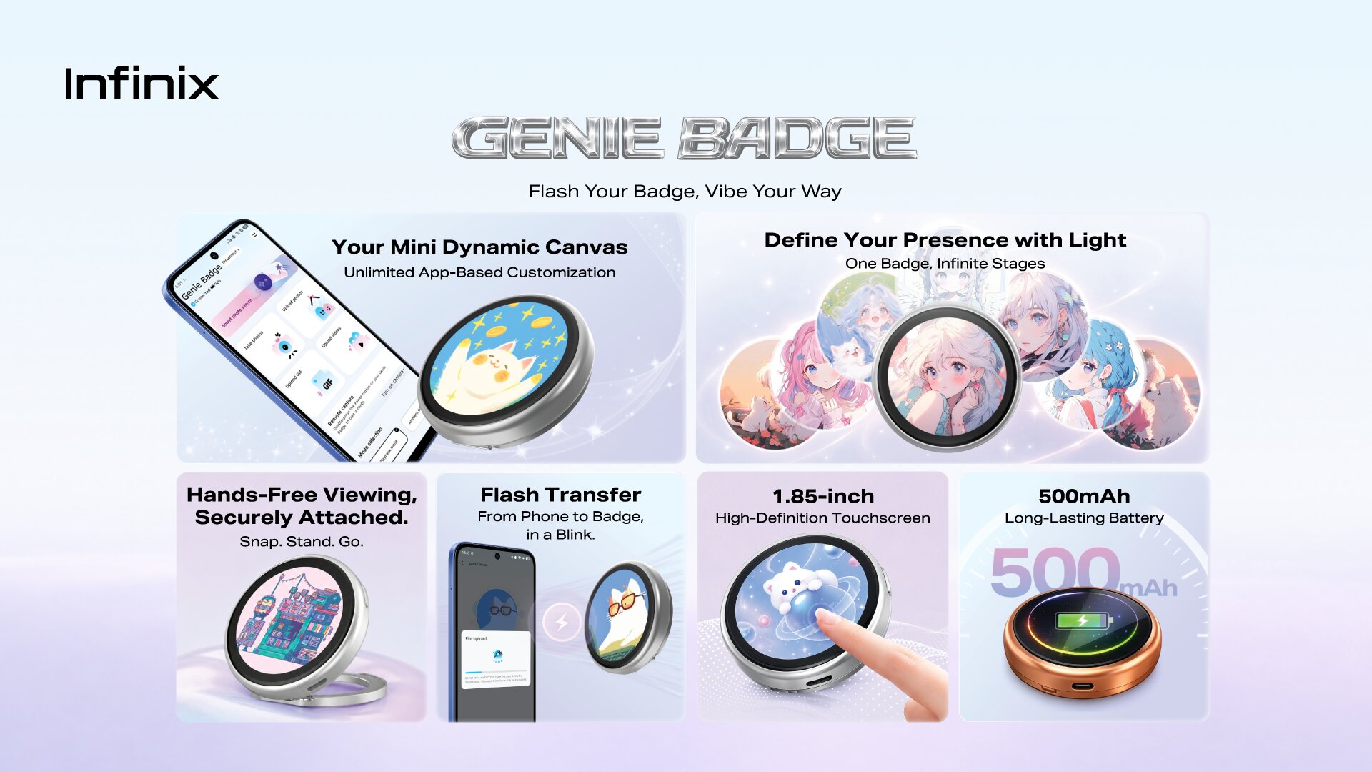 Infinix Genie Badge Mini: Paparan Digital RM199 Dengan Baucar