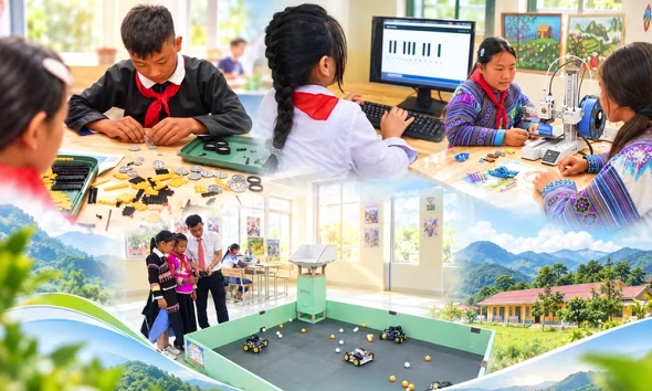 Phòng thực hành STEM về vùng sâu: Cơ hội thu hẹp khoảng cách học tập