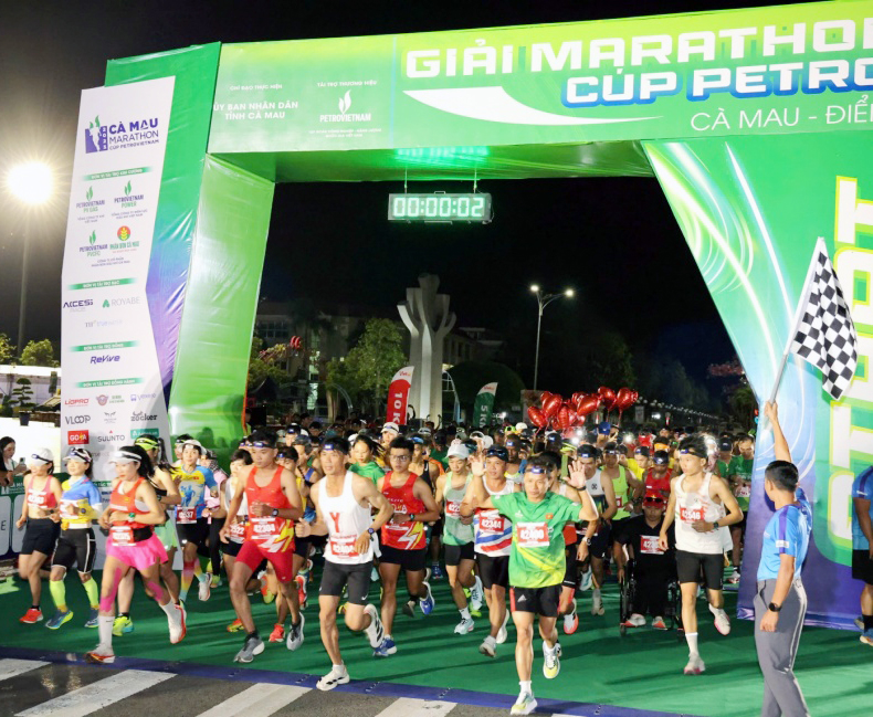 Cà Mau Marathon – Cúp PETROVIETNAM: Điểm hẹn 7.000 runner giữa đất mũi