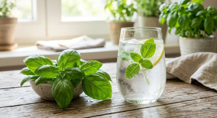 Nước húng quế kiểm soát axit uric: uống sao cho đúng