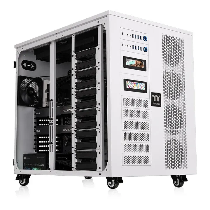 Thermaltake AX1000 & AX200: Nền tảng vỏ case workstation AI cho kỷ nguyên đa GPU