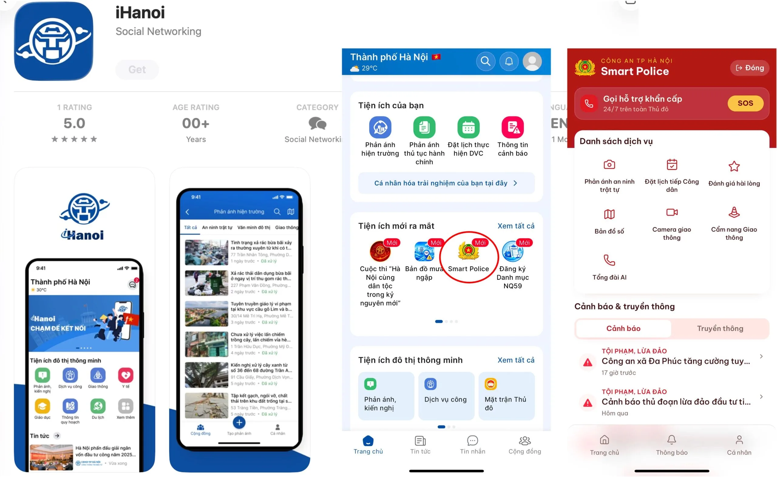 HaNoi Smart Police: Khi ứng dụng công an số bước ra đời sống