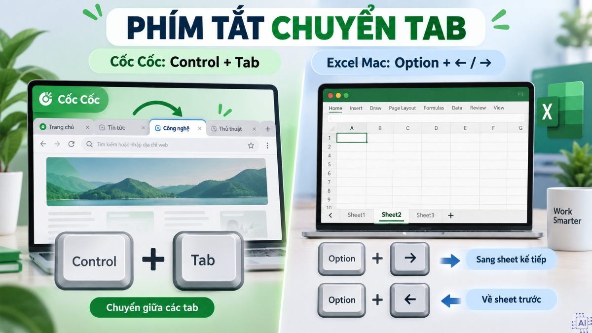 50+ phím tắt laptop giúp tăng tốc độ làm việc trên MacBook và Windows