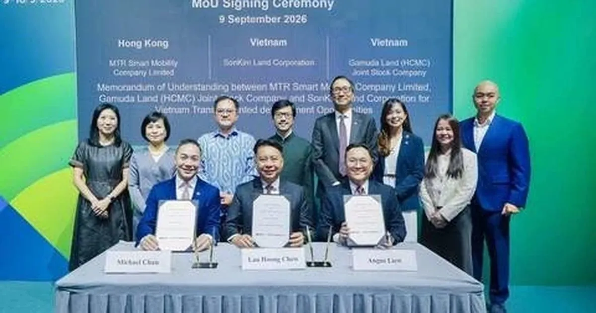 SonKim Land, Gamuda Land và MTR mở đường cho mô hình đô thị TOD gắn với giao thông công cộng