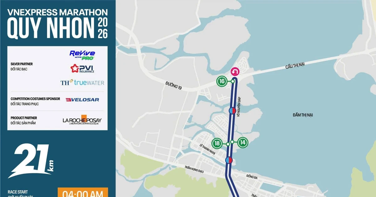 VnExpress Marathon Quy Nhơn: Cung đường ven biển và những thay đổi tổ chức cần biết