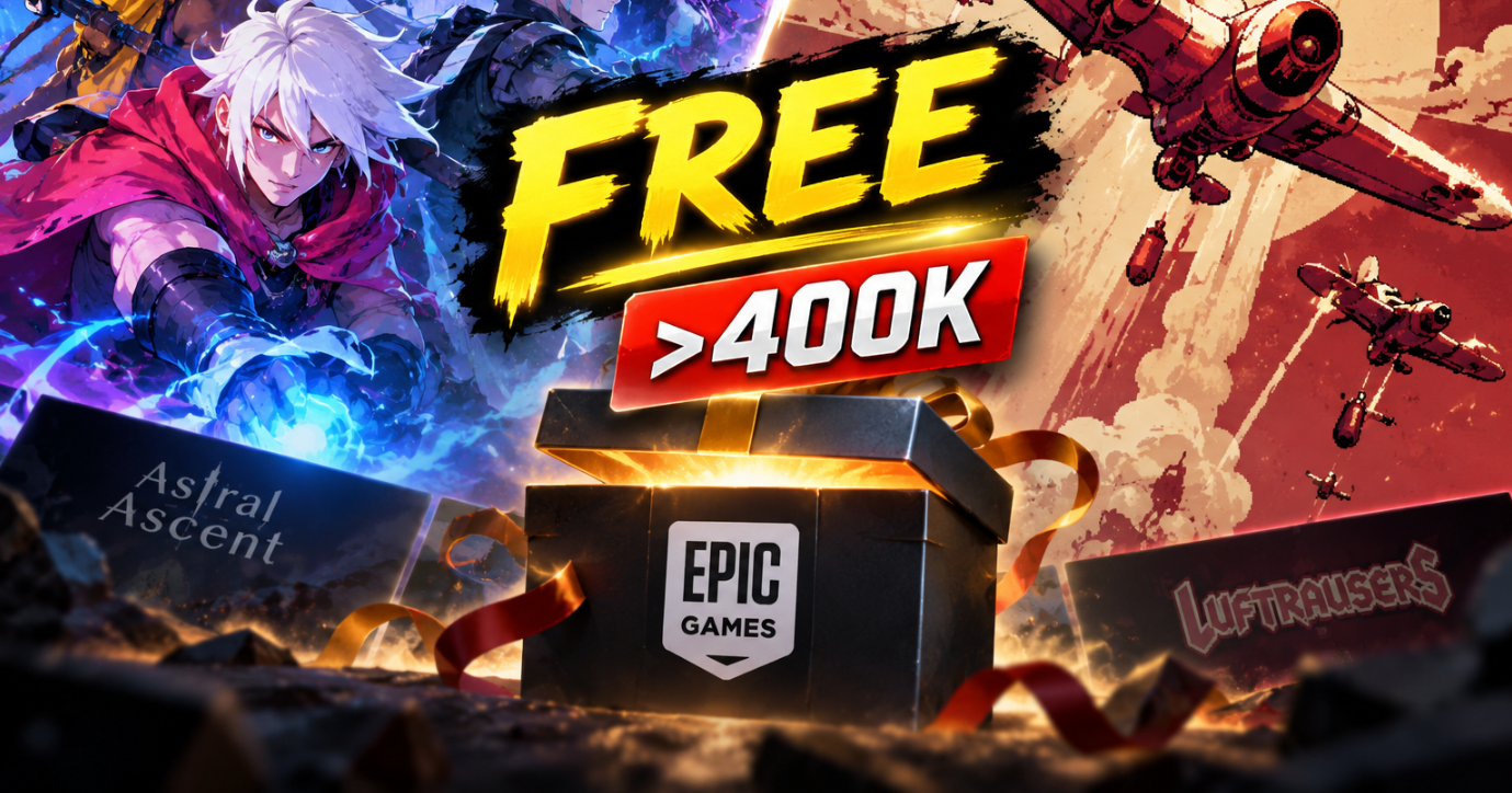 Nhận miễn phí loạt game PC chất lượng cao trên Steam và nền tảng khác