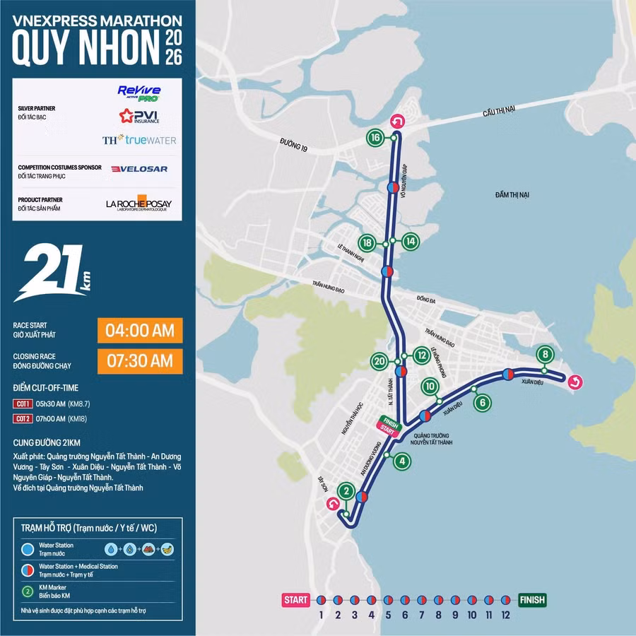VnExpress Marathon Quy Nhơn: Cung đường ven biển và những thay đổi tổ chức cần biết