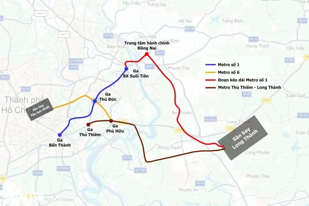 Metro Thủ Thiêm - Long Thành cấp bách: GoA4 có đủ để bứt phá giao thông TP.HCM?