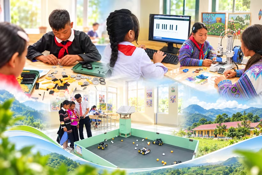 Phòng thực hành STEM về vùng sâu: Cơ hội thu hẹp khoảng cách học tập