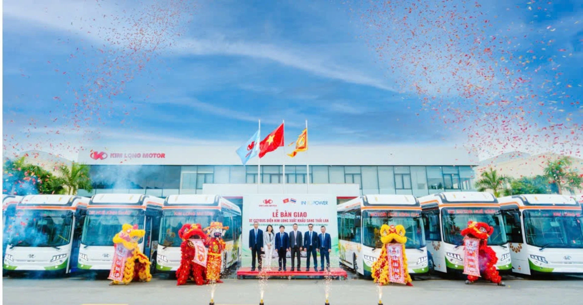 Xe bus điện Việt Nam tiến vào Thái Lan: bước mở rộng táo bạo của Kim Long Motor