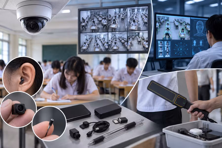 Camera và AI tại kỳ thi quốc gia: Minh bạch hơn, tranh cãi nhiều hơn